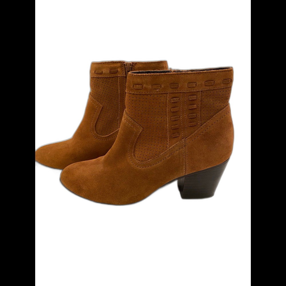 Market‎ & Spruce Boots Womens Size 8.5 Ankle Brown Faux Suede ? New Bootie